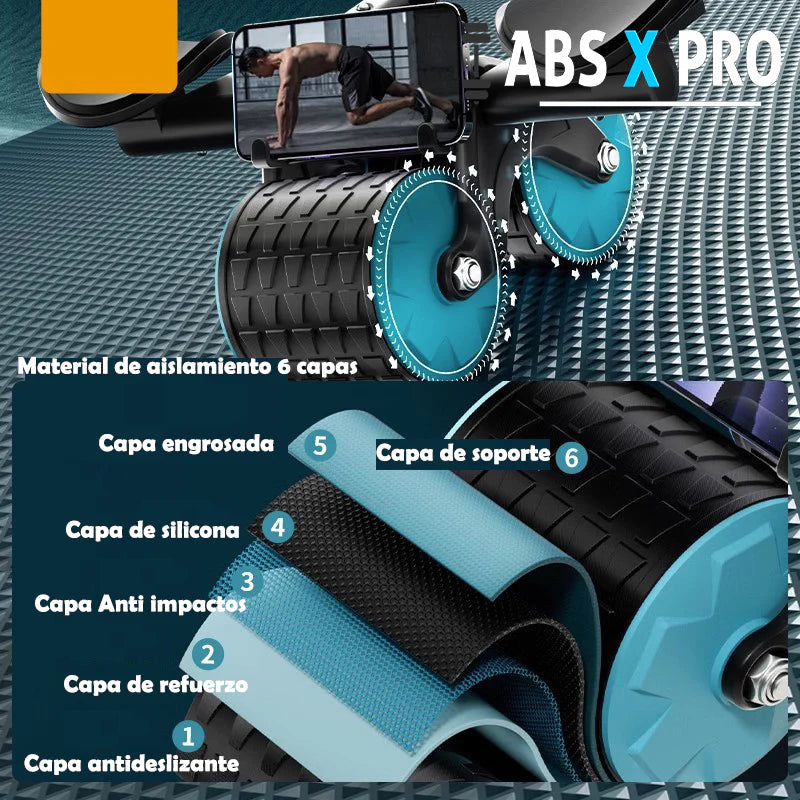 RODILLO ABDOMINAL AbsX™ Pro