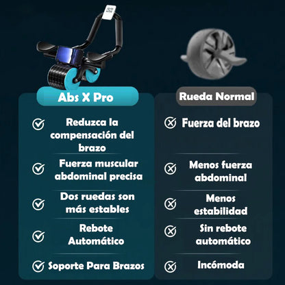 RODILLO ABDOMINAL AbsX™ Pro